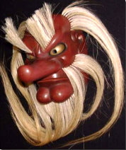 Noh Mask of Yamabushi Tengu - Photo Courtesy of www.thetengu.com/tengu