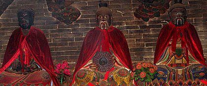 Three Patriarchs, the Buddha, Lao Tsu, and Confucius