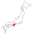 Location of Kumano Sanzan Shrines