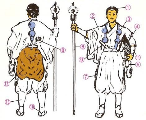 yamabushi-clothing-accessories-CHART-2 Shugendo