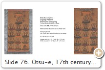 Slide 76. Ōtsu-e, 17th century. Zigzag Pattern. Standard Grouping. The Metropolitan Museum of Art (New York). PHOTO: metmuseum.org