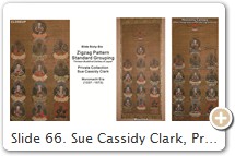 Slide 66. Sue Cassidy Clark, Private Collection. Zigzag Pattern. Standard Grouping. Muromachi Era (1337 - 1573). PHOTO: Mark Schumacher.