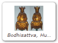 Bodhisattva, Huádǐng Temple. C = Púsà 菩薩, J = Bosatsu, K = Bosal 보살.
Notice the symmetry of the hand gestures. The two are problably Guānyīn觀音 (Skt. = Avalokitêśvara) and Shìzhì 勢至 (Skt. = Mahāsthāmaprāpta), two of the main attendants to Āmítuó Buddha 阿彌陀如來 (Skt. = Amitâbha Tathāgata).