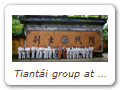 Tiantái group at Guóqingsì Temple 国清寺. August 2014. Photo from Guttorm.