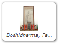 Bodhidharma, Father of Chan (Zen) Buddhism.
C = Dámó 達磨, J = Daruma, K = Dalma 달마.Located at Wànnián Temple 萬年禪寺. 