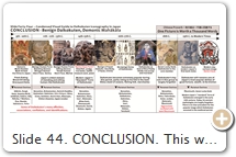 Slide 44. CONCLUSION. This whirlwind visual tour of Daikokuten’s mysterious transformation from demonic to benign has reached its conclusion. Its main lessons are: (1) Daikokuten is a leading character on a complex mythological stage. He has multiple identities and associations. Defining him in isolation -- as a distinct deity with a distinct identity -- is misleading. Instead, he must be understood via his affinities, associations and conflations – via a “mytho-logic” that goes back to ancient India. As Iyanaga Nobumi convincingly argues: “A deity is not an entity. It is a moving node of different clusters of religious and mythical representations.” To repeat a line from Slide 39: “Japan’s pantheon of gods is not a hopeless incoherence, but an extremely concrete combinatory phenomenon wherein deities gained by accretion and interplay a mass of meaning they didn’t have independently (see Allan Grapard, p. 75). (2) The pattern of transformation -- from demonic to benign -- is not unique to Japan. It is Pan-Asian. The Shinto camp adopted the same paradigm. The kami have a “violent spirit” known as ara mitama 荒御霊・荒御魂 and a “gentle [or harmonious] spirit” known as nigi mitama 和御霊・和御魂. In East Asian Buddhism, there is also the notion of wakō dōjin 和光同塵 -- that saviour deities must “mellow their radiance to mingle with the mundane world.” In premodern Japan, the term referred to Buddhist divinities manifesting as indigenous Japanese kami (deities). Japan’s benign Daikokuten, it seems, was conceived early on as a Japanese kami (see Slide 25). Today he is both a Buddhist and Shinto deity. Nonetheless, it is difficult to find any clear precedent for the popular image of Daikokuten that emerged in the early 14th century.  (3)  In Japan, the transliterated name Mahākāla (J. Makakara) refers more generally to the Hindu god’s terrible multi-limbed Buddhist form, while the translated name Daikokuten refers more generally to the god’s benign human Japanese form. While Mahākāla / Daikokuten share the same name, their appearance is strikingly different – one is demonic with multiple heads/arms; the other is jolly, human-like, Santa-like. In Japan’s religious traditions, the deity clearly has two basic forms, one linked to a wrathful Śaiva deity (Slide 11) and the other to Kubera (fat, money bag; Slide 22). These two forms were never fully separated. Curiously, the demonic form came first to Japan, even though the gentle “Kubera form” predated it. Japan’s benign Daikokuten most likely derives from Kubera rather than from the Tantric (Esoteric) Mahākāla. Despite their duality, the two share much overlapping mythology & iconography. Around the 16th century, the two were “reconnected” with the appearance of the Three-Faced Daikokuten (Slide 29).  (4) Daikokuten shares many familial ties, affinities, attributes, and functions with other deities. There is a deep mytho-logic underlying his evolution in Japan, a "logic" spanning back to ancient India and shared throughout Asia. You are free to believe anything you want. You can believe I am wrong. But the more I study it, Japan’s religious landscape is more akin to Japanese Hinduism than to Chinese Buddhism.   

