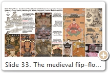 Slide 33. The medieval flip-flop of the Ḍākinīs & Seven Mothers (Slide 32) from demonic ogresses to protective goddesses in the retinue of Mahākāla / Daikokuten (M/D) brought about new associations & identities. These transformations emphasized Japanese elements yet retained their Śaivic roots. The Ḍākinīs haunted graveyards, fed on human flesh & blood, and stole one’s “vital essence.” In the 8th-C. Commentary on the Mahāvairocana Sūtra [T.39.1796.0687b27], the Buddha Mahāvairocana (大日如來, 毘盧遮那) transformed himself into M/D and tamed them. By the 14th C. (maybe earlier), they morphed in Japan into a single individualized goddess & also into a single “three-headed” deity (aka Three Deva) riding a fox (thereafter linked to Inari 稲荷, the Japanese kami of cereals, associated with the Hata 秦 clan, a Korean immigrant group). The triad format is common in Asian. It is not specific to Japan. The number three played a huge role in Tendai epistemology. M/D’s stronghold at Mt. Hiei was structured with an upper, middle, & lower set of shrines -- each set composed of 7 shrines (3 X 7 = 21). M/D’s close connections with the Big Dipper & the Seven Mothers was likely at play here. The Three Deva consist of Shōten (Gaṇeśa; Slide 14) 聖天, Dakiniten 荼吉尼天 & Benzaiten 弁才天 (all in M/D’s retinue). The model for the Three Deva was the three-faced Shingon deity Matarajin 摩多羅神 (aka Yashajin 夜叉神) described in the Gyōki 御記, a text attributed to Japanese prince-monk Shūkaku 守覺 (1150-1202), but perhaps an apocryphal work of the 13th C. See T.78.2493.0614a13. Matarajin’s central face is Shōten, whereas the Three Deva often show Dakiniten or Benzaiten at center. Tendai’s “Three-Faced M/D” (Slide 29) was likely created to compete with Shingon’s three-faced Matarajin. The latter’s evolution is enigmatic. The term “Matara” 摩多羅 is a transliteration of Sanskrit “mātaraḥ” (plural form of “mātṛ”), which means “mother,” thus connecting him to the Seven Mothers (Slide 32). He is a god of obstacles who fused with M/D & Dakiniten. He is also linked to the Big Dipper (fig. 8). By the Edo era, he morphed into an old man who became the patron of performing arts (fig. 8). His prototypes were presumably Shinra Myōjin (fig. 9) & Sekizan Myōjin (fig. 10). These two deities have Korean origins & protect Tendai temples. For details, see Faure (chapters 6, 7, 8) &  Iyanaga (chapter XII). SOURCES (last access Sept. 2017): (1) Daihi Taizō Daimandara 大悲胎蔵大曼荼羅 (Ninnaji Version 仁和寺版), TZ.1.2948.F775 (op. 816). (2) New York Met. (3) Yochi-in 桜池院, Mt Kōya. See Faure (p. 245). (4) Museum of Fine Arts, Boston. (5) Hōsen-ji 賽泉寺, Tokyo. From へんな仏像 (Strange Buddhist Statues), Honda Fujio 本田不二雄, 2012. (6) British Museum. (7) Same as Fig. 4. (8) Rinnō-ji 輪王寺, Nikkō. (9) Shinra Myōjin 新羅明神, Onjō-ji 園城寺 (aka Miidera 三井寺) in Shiga, near Mt. Hiei. Onjō-ji led Tendai’s “temple” branchi, whereas Enryaku-ji on Mt. Hiei led Tendai’s “mountain” branch. Learn more. (10) Sekizan Myōjin 赤山明神, Ichigami Shrine 市神神社, Shiga. Often depicted in red Chinese garb, wears 3-peaked crown, holds bow/arrow. (11) Hotei 布袋 by Kano Yukinobu 狩野雪信 (a. mid-17th C). Photo Baxleystamps. Like M/D, Hotei is pot bellied & carries a treasure sack. In China, he is paired with Skanda (Siva’s son, Gaṇeśa’s brother) as protector of the temple gate. (12) 3-faced long-life Hotei 寿三面布袋 by Utagawa Sadafusa  歌川貞房 (a. mid-19th C). Photo Shogakukan 小学館. (13) Hinzuru (Piṇḍola) 賓頭盧, Tōdai-ji, Nara. Photo Schumacher. Piṇḍola, known for his gluttony, was condemned to remain in this world until the arrival of the future buddha Maitreya (J = Miroku 弥勒). Hotei (figs. 11, 12) is a manifestation of Maitreya. Iyanaga (pp. 197-205) stresses the affinities between Piṇḍola, M/D, Hārītī, & Gaṇeśa (e.g., gluttony, protectors of temple kitchens & gates). Ḍākinīten  荼枳尼天･拏枳尼天･吒枳尼天. Matarajin  摩多羅神･摩怛羅神･摩怛哩神･摩怛利神. For more on Three Deva, see Faure.