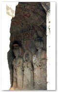 Binyang Middle, Cave #140, carved between 500 to 523 AD