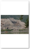 West Side. Longmen Caves. Fengxian Temple at center.