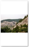 West Side. Longmen Caves. Fengxian Temple at center.