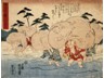 River crossing (kawa watari). By Utagawa Kuniyoshi (1797-1861). Courtesy of kuniyoshiproject.com/More Fun with Raccoon Dogs.htm