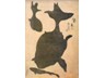 Three Fish Silhouettes. Scene 1 of 2 from a Kage-e (shadow print). Kage-e 影絵 were popular in 19C Japan. They come in two parts: (1) silhouette image (viewed first) resembling an easily identifiable object; (2) real image (viewed second) revealing silhouettes' true identity. See next slide. Courtesy theaestheticpoetic.com/2008/05/16/shadow-pictures/#more-1524