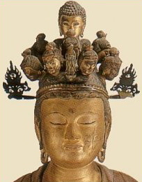 Juichimen Kannon (Avalokitesvara) Bosatsu - Hase Dera, Período Edo