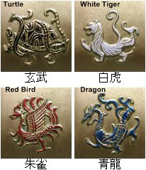 Four Celestial Emblems - Modern illustrations