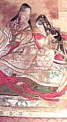Ichikishima Hime, Heien-era painting by Kose no Kanaoka.