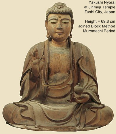 Yakushi Buddha at Jinmuji Temple, Zushi