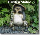 Tanuki in private garden in Kamakura City