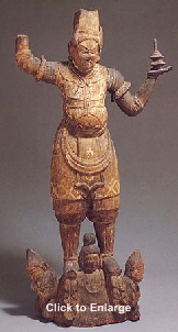 Tobatsu Bishamon, Late 10th to early 11th century, New York, Metropolitan Museum of Art