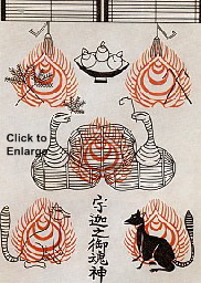 Ofuda (talisman) of Fushimi Inari Taisha (head shrine of Inari worship, located in Kyoto)