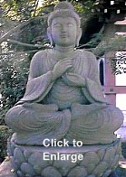 Taishakuten - Hase Dera in Kamakura (life-size stone statue)