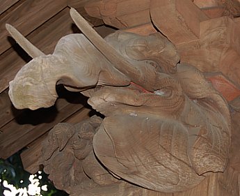 Baku effigy at Yagumo Jinja in Kamakura (Tokiwa)