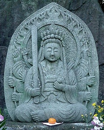 8-Armed Kannon at Hase Dera Temple in Kamakura