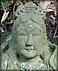 Benzaiten - Goddess of Fine Arts, Stone Statue, Meiji Period
