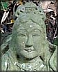 Benzaiten - Deusa das Belas Artes, Estátua de Pedra, Período Meiji