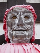 Pindola (Bindora) – Estátua de madeira, Era Edo (século XVIII), no Templo Todaiji, Nara