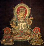 Bishamon as one of the 12 Deva, painting, Toji Temple