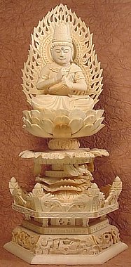 Dainichi Buddha (Nyorai) Sitting atop Lotus -- Available for Online Purchase