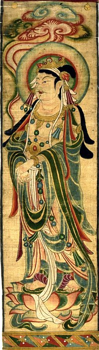 Bodhisattva Painting, 9th Century China Bodhisattva Painting, 9th Century China