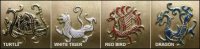 Four (Five) Celestial Emblems of China