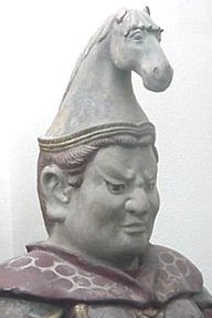 Bato Kannon = Kannon à tête de cheval, Manifestation de Kannon Bodhisattva, Trésor du temple Hase Dera, Kamakura