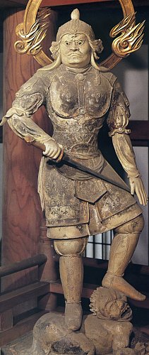 Jikokuten, Protector of the East, Nara Era