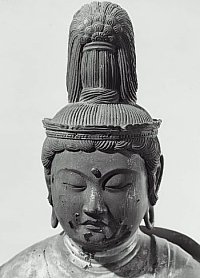 Miroku Bosatsu, by Kaikei. Photo courtesy Museum of Fine Arts, Boston