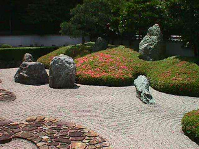 Rock Garden at Komyoji Temple, Jodo Sect, in Kamakura