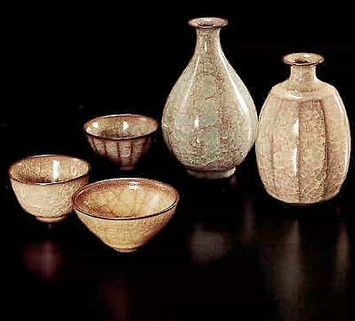 Sake Vessels by Minegishi Seiko