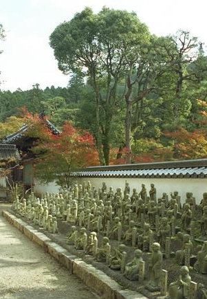 500 Rakan at Gokurakuji Temple, Mihara Japan; photo by Dr. Gabi Greve