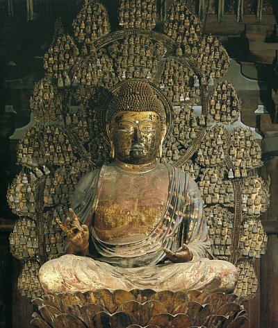 Rushana Buddha, Toushoudaiji Temple, Nara Era, Wood