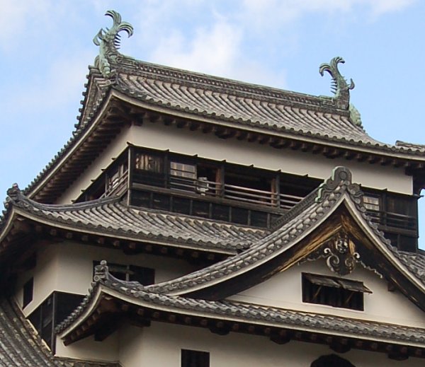 Shachihoko atop Matsue Castle