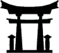 Tori Clipart -- One type of Shinto Entrance Gate