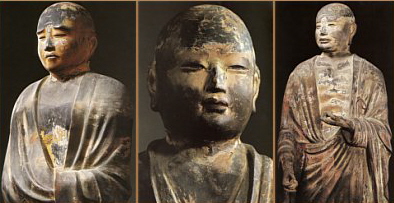 Three of the Ten Disciples, 734AD, Kofukuji, Ragora, Subodai, and Furuna