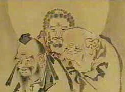 Three Patriarchs of Confucianism, Buddhism, Taoism, Confucius, Buddha, Lao Tsu