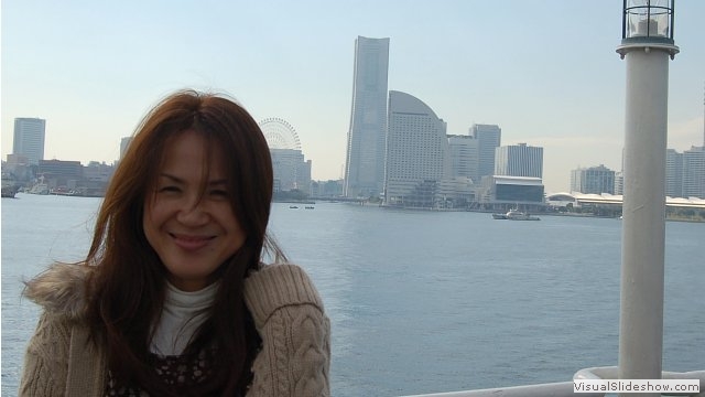 11. Keiko in Yokohama harbor