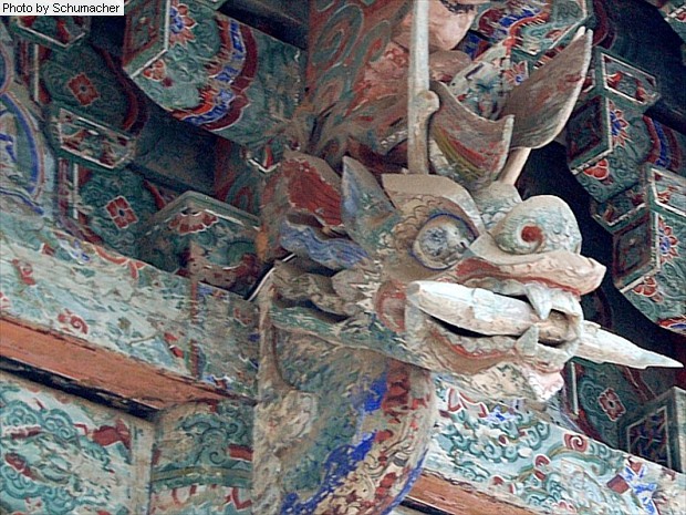 Dragon at Magoksa Temple.