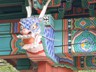 Protective dragon effigy at Gapsa Temple.
