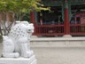 Stone lion at Seokjongsa Temple.