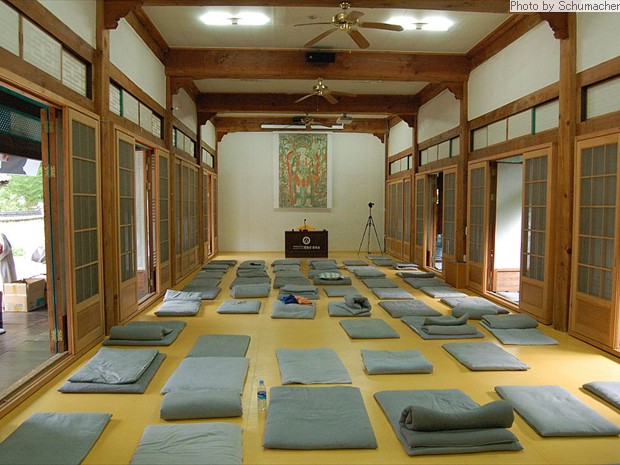Meditation Hall at Magoksa Temple.