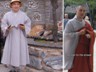 Haemin, our interpreter. Left = At the Asian Art Museum in Seoul. Right = At Magoksa Temple. 